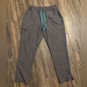 FIGS Women’s Yola High Waisted Pants - L Graphite